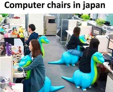 Je bekijkt nu Computer chairs in Japan