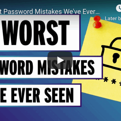 Lees meer over het artikel 10 worst password mistakes