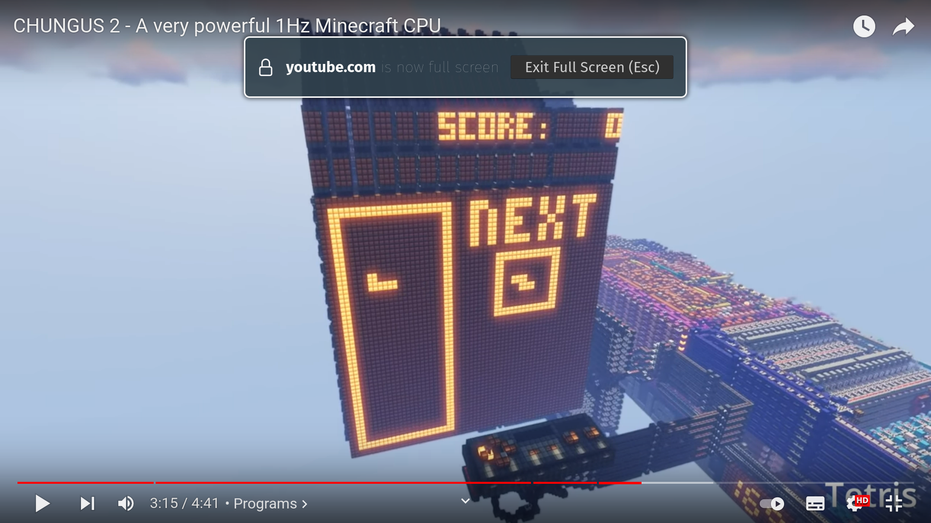Je bekijkt nu Processor nagebouwd in minecraft