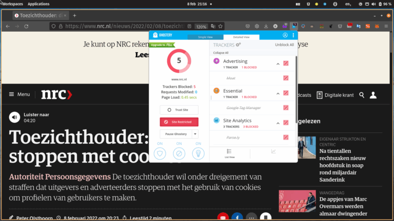 Lees meer over het artikel Geniet nog even van je laatste cookies, NRC