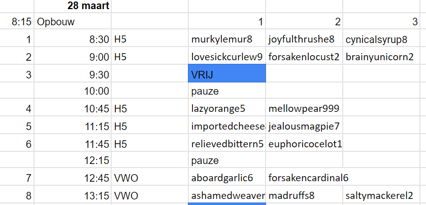 Je bekijkt nu Planning Afname Examen IT 2022