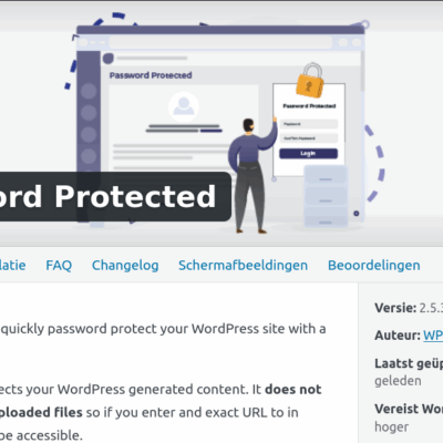 Lees meer over het artikel Password Protect je website