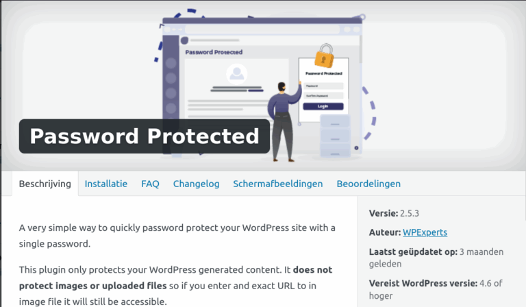 Lees meer over het artikel Password Protect je website
