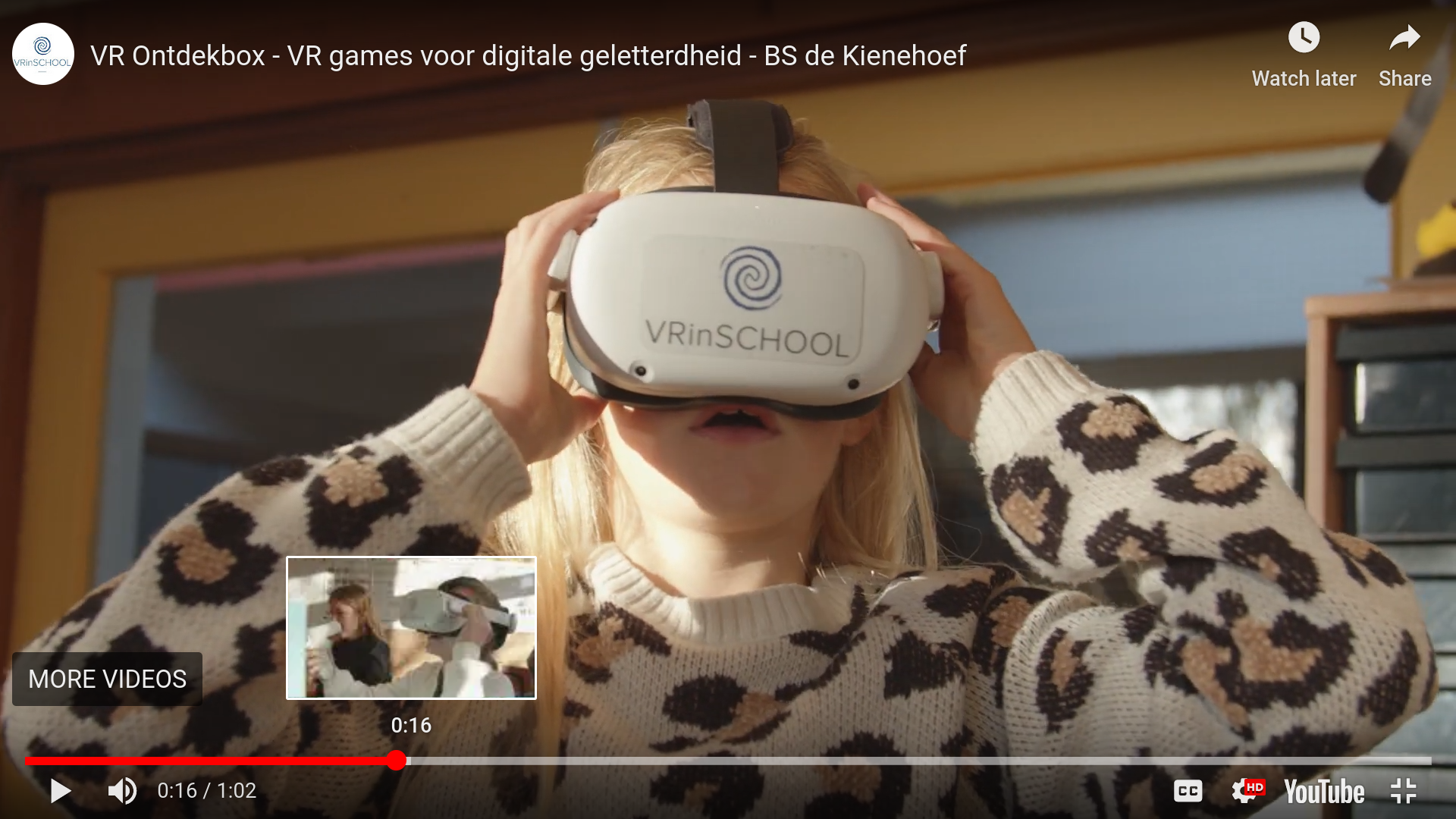 Je bekijkt nu Virtual Reality in School