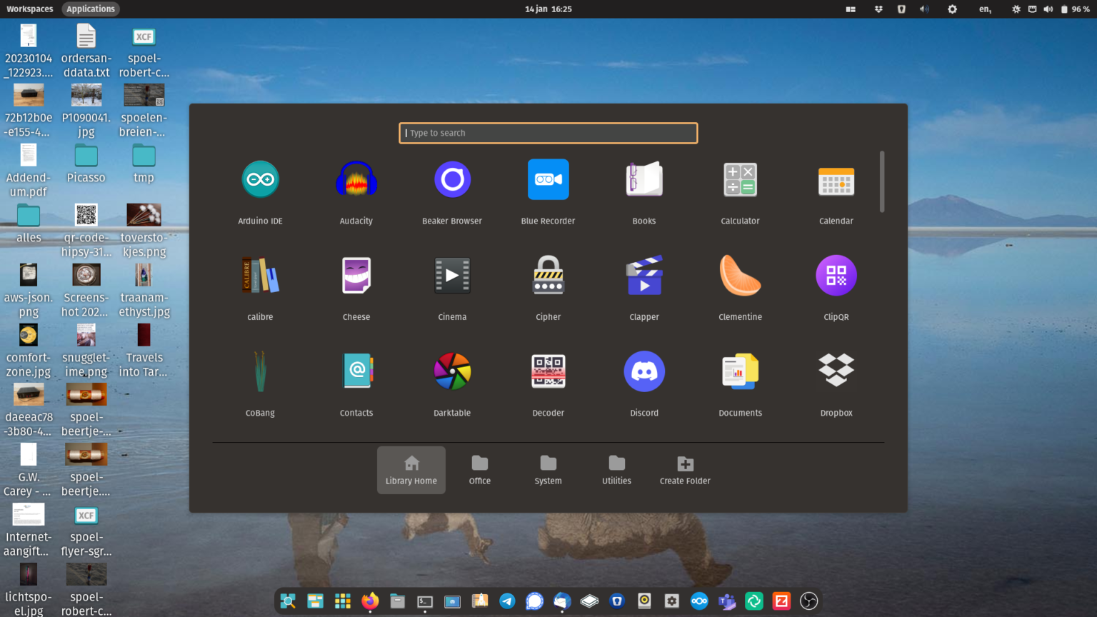 Linux Desktops voor scholen lesmateriaal van barry voeten