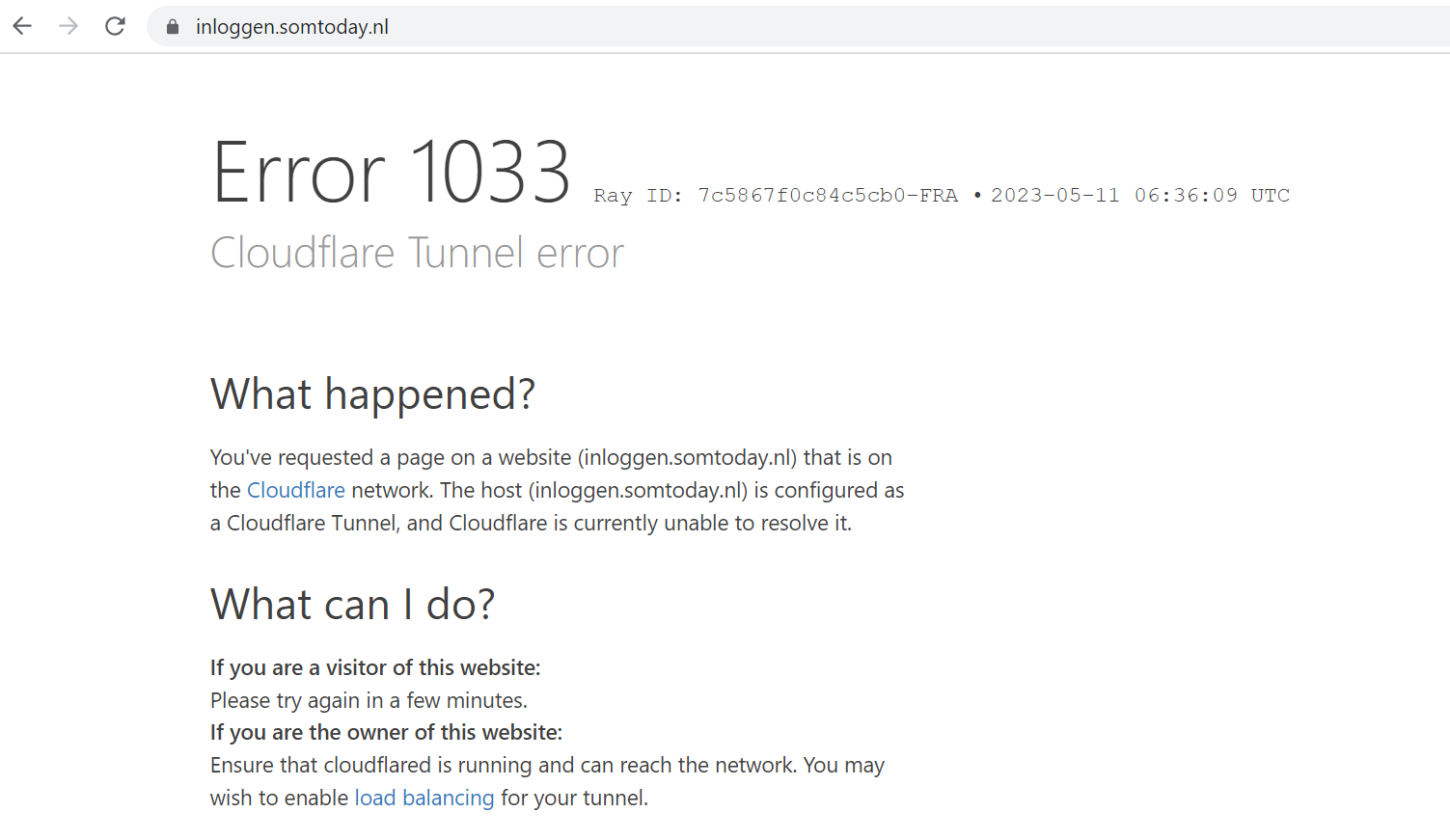 Je bekijkt nu Som2day gebruikt een cloudflare tunnel