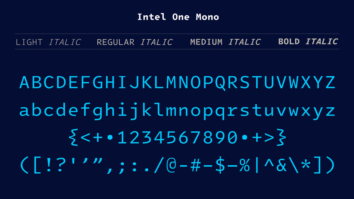 Je bekijkt nu Chipfabrikant Intel maakt eigen lettertype