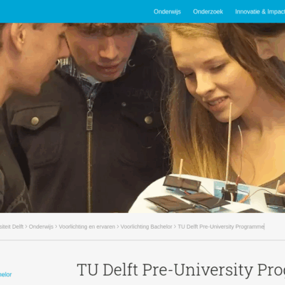Lees meer over het artikel Delft Voorstuderen