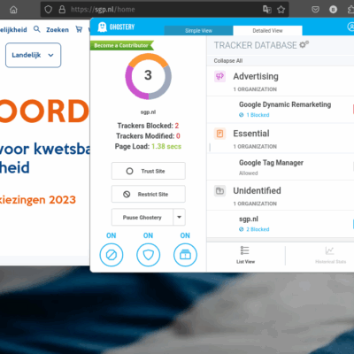 Lees meer over het artikel Tracking cookies bij 4 politieke partijen