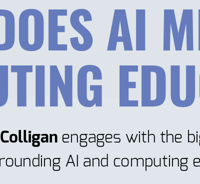 Lees meer over het artikel Hello World over Informatica-onderwijs in de tijd van AI