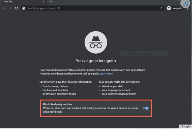 Lees meer over het artikel Chrome’s incognito mode krijgt andere melding