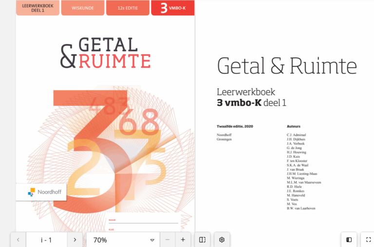 Lees meer over het artikel Digitale Boeken Getal en Ruimte