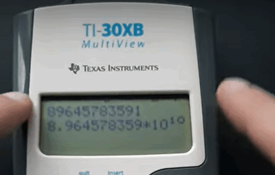 Lees meer over het artikel Wetenschappelijke Notatie met de TI-30XS