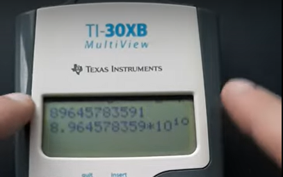 Wetenschappelijke Notatie met de TI-30XS