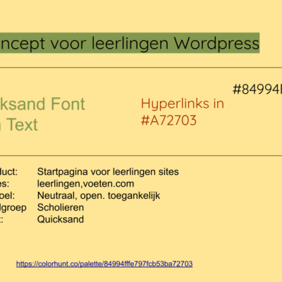 Lees meer over het artikel Een eenvoudig concept / branding voor je website