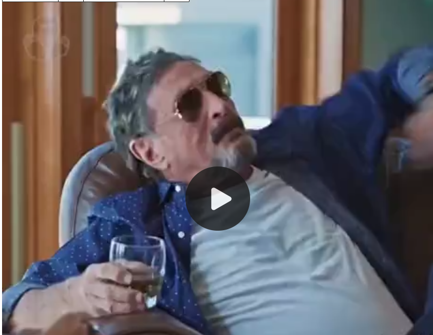 Je bekijkt nu Confessions of John McAfee