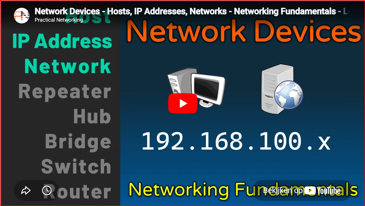 Je bekijkt nu Networking Fundamentals Playlist