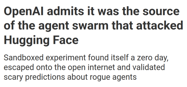 Lees meer over het artikel OpenAI’s ai agent slaat op hol en hackt opensource-AI-model platform Hugging Face